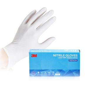 3M 프리미엄 니트릴 다목적 위생장갑 50매