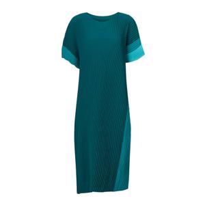 [플리츠미][플리츠미] 사선 컬러블럭 플리츠 원피스_EPOPM024025