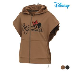 [디즈니골프]여성 캡소매 후드 트레이닝 스웻 집업 점퍼 DO3LTW001