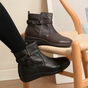 [금강제화]프리웨이 여성 캐주얼 버클장식 부츠 2종 택1 RICBOC4