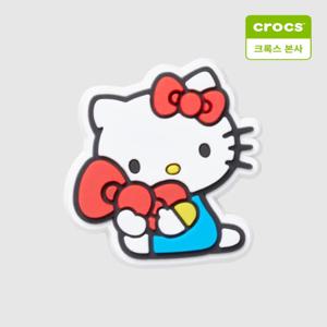 [크록스본사]앉아있는 헬로우 키티 지비츠  참 10012839-GR