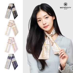 메트로시티 프리티 실크 스카프 MSFS-3021