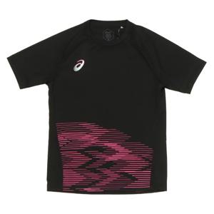 아식스 쇼트 슬리브 2101A278.002 PBLK/핑크