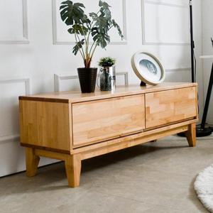 리즈빌퍼니처 1200 엘다원목 거실장 밀러B