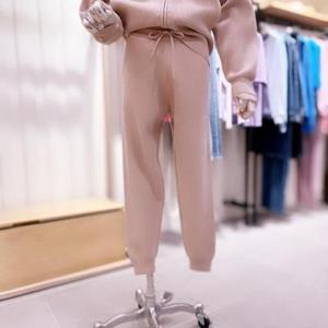 [시에로]SI0KTF593_하찌조직 니트 조거 팬츠