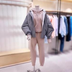 [시에로]SJ3DBJPF250_후드 패딩 항공 점퍼