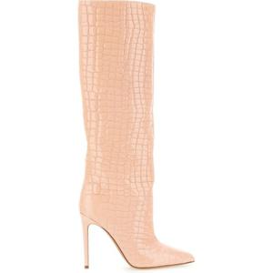 파리텍사스 크로코다일 텍스처 니하이 부츠 PX672 XCOGLPINK