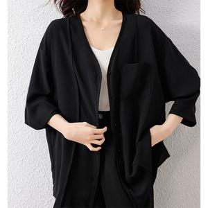 [패션시그널]99사이즈까지 루즈핏 브이넥 롱가디건 4E92EF