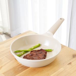 라체나 인덕션 겸용 크림 화이트 후라이팬 24cm