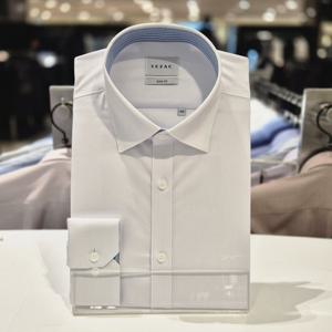 [예작셔츠] 남성 긴소매 슬림핏 스판 모달 솔리드 배색 YJESBS167