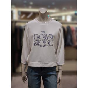 [트리아나] 소고 레터링포인 라운드티셔츠AK1TA03