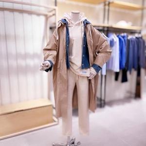 [시에로]DBSH3CTF033_탈부착 후드 홑겹 싱글 점퍼