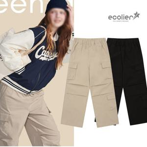 [에꼴리에]여자 봄신상 멀티포켓 파라슈트 카고바지(25OT251)_CC