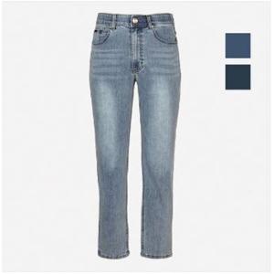 [뱅뱅]공용 코듀라 인밴드 레귤러핏 데님팬츠(NQL160)_KG