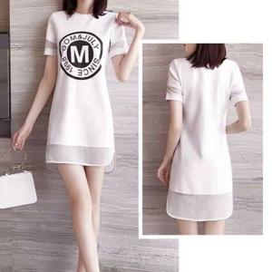 날씬 원피스 밑단 망사 여름 여성 원피스 여자 치마