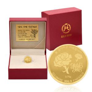 [골드모아] 순금 코인 카네이션 11.25g 24K 추석 은사님 부모님 선물 기념품