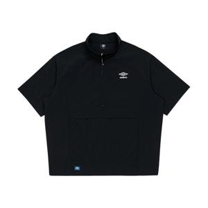 엄브로 클래식 반팔 스탠넥 아노락 UQ223CWT42BLK