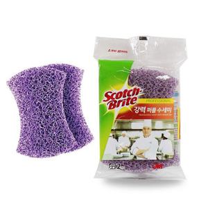 3M 스카치브라이트 강력퍼플 수세미 2매입 강력수세미