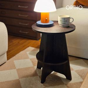 올쏘 우디 원목 협탁 스툴 거실 소파 사이드 테이블