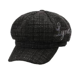 [링스골프]여성 비즈 장식 뉴스보이캡  L21C3CP660_BK_CC