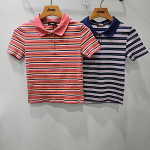 [지프]25신상여성  멀티스트라이프 타이트핏카라JQ2TSF213_US