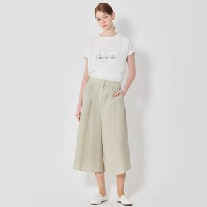 [쉬즈미스][쉬즈미스(SHESMISS)] 여유있는핏 핀턱 플레어 팬츠 (