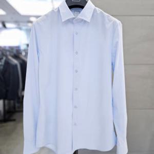 [바쏘]남성 정장 드레스 셔츠 블루 스판 남방 WSAFZ5TD04A