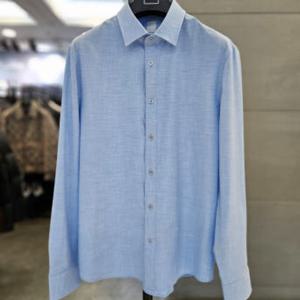 [바쏘]남자 정장 드레스 셔츠 블루 스판 남방 WSAFZ5TD43A