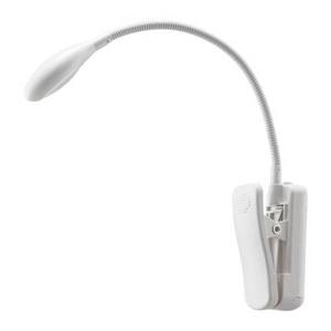 이케아 에바레드 스폿조명 집게형 건전지형 화이트 14cm 인테리어 조명 독서등