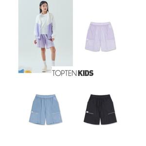 [탑텐키즈]MKF2PH3012 공용) 컬러블록 바람막이 셋업 쇼츠