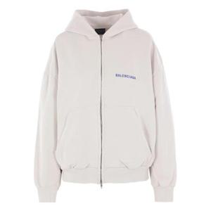 발렌시아가 후드 티셔츠 803264TSVP1 8016 WHITE