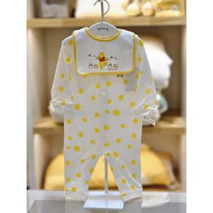 아가방 세이브존02 옐로우  도트  턱받이 우주복 03s517510