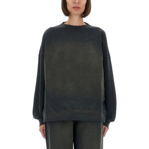 골든구스 블랙 롱 슬리브 크루넥 릴렉스 핏 맨투맨 GUP01938 P0