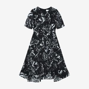 [베스띠벨리]랩 언발 벨티드 반팔 원피스 BKOAE2530