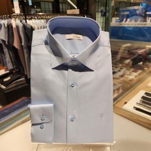 듀퐁셔츠 SE5FM21LS311SBU 컴포터블 라인 착용감이 좋은 스트레치 블루 슬림 핏 셔츠