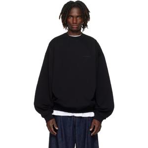 베트멍 스웨트셔츠 블랙 로고 오버사이즈 스웨트셔츠 252669M204002