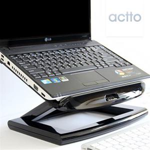엑토 토네이도노트북쿨링스탠드&USB4포트허브 NBS-09H /노트북스탠드/노트북거치대/노트북쿨러