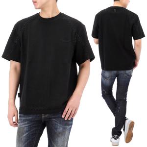 25SS 우영미 라인 자수 반팔 티셔츠 W251TS09735B