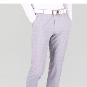 [엘르골프]남성 간절기 TR체크 팬츠6J11605_DJ