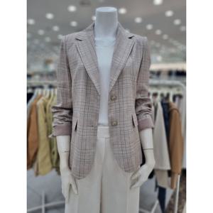 [더아이잗]체크 플랩 포켓 테일러드 자켓 IN4M0JK86571_DJ