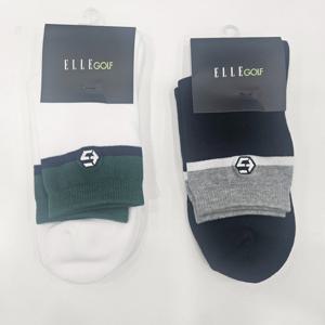 [엘르골프]남성 로고 중목 파일 양말6K18351_DJ