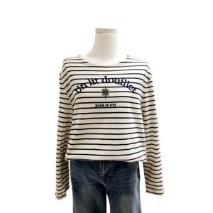 [비지트인뉴욕]레터링 스트라이프 티셔츠 VB9LT71