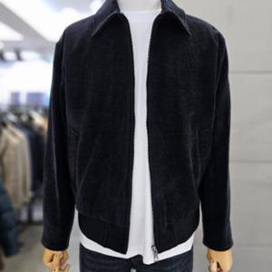 [바쏘]네이비 코듀로이 스판 카라 블루종 점퍼 WSAFZ3UA01A