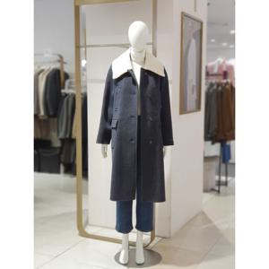 [에꼴드파리]MARIO양모 칼라 핸드메이드 코트 M11RB3ZHCAM11D