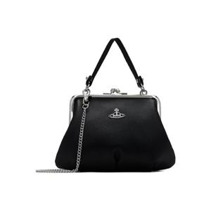 비비안웨스트우드 메신저백 블랙 그래니 프레임 펄스 숄더백 251314M170004