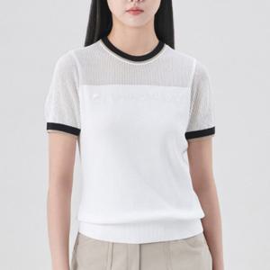 캘러웨이골프반팔티 LQS CWSO24M603_WH 여성 여름 스카시 반팔니트