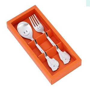 윙킹베어 2종 유아수저세트 티스푼세트 티포크 아동수저 유아수저 티스푼 디저트스푼