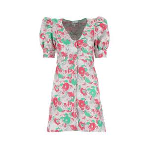 가니 미디 원피스 F7640 393 Floral