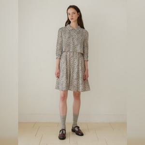 [올리브데올리브]레오파드 플레어 원피스 OW5AO806