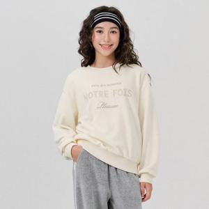 [오션스카이]여아 벨로아 그래픽 맨투맨 티셔츠-EFJG5175C0A